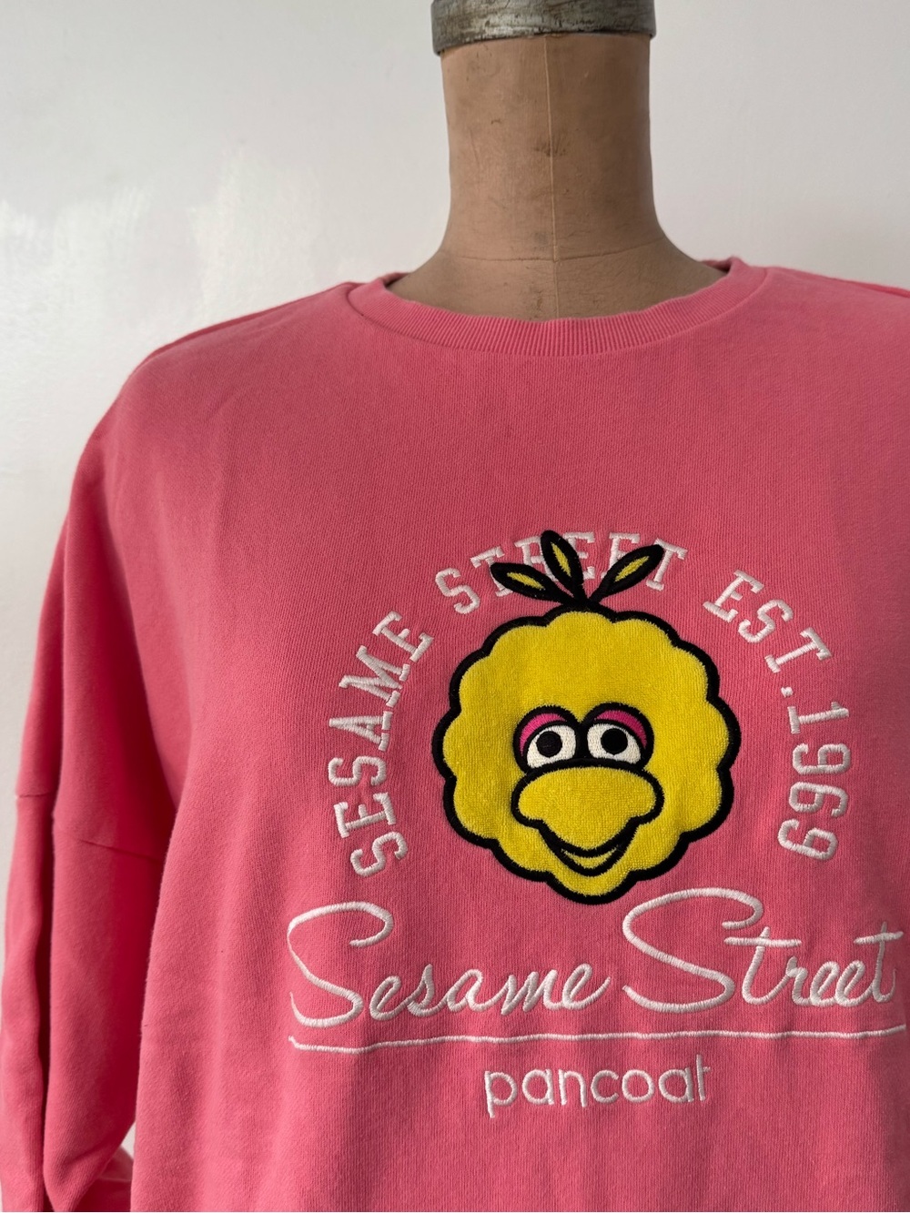 2016 PANCOAT X SESAME STREET big bird sweatshirt size M